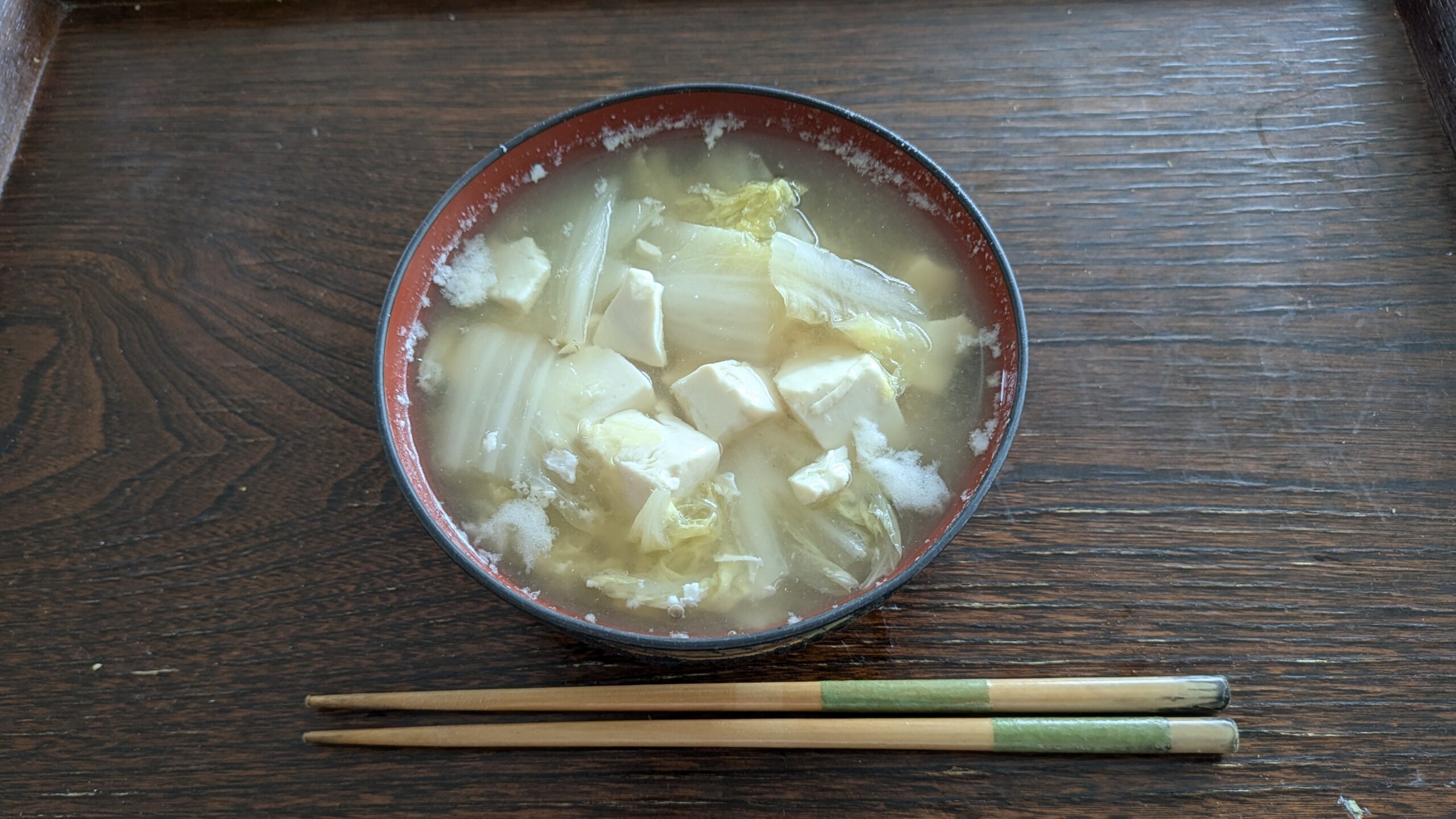 コックまーちゃん「味噌汁」