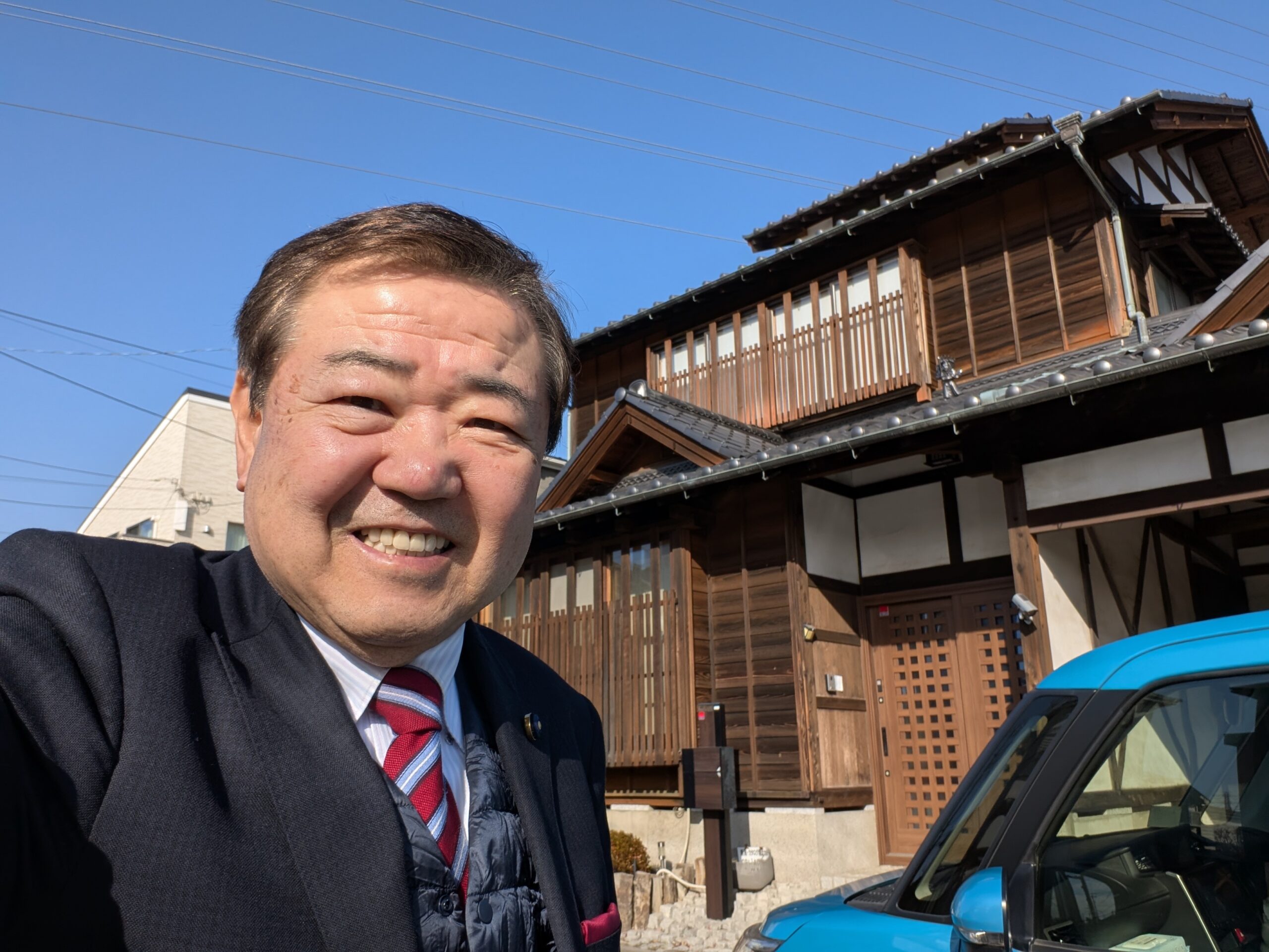 地域あいさつ回り