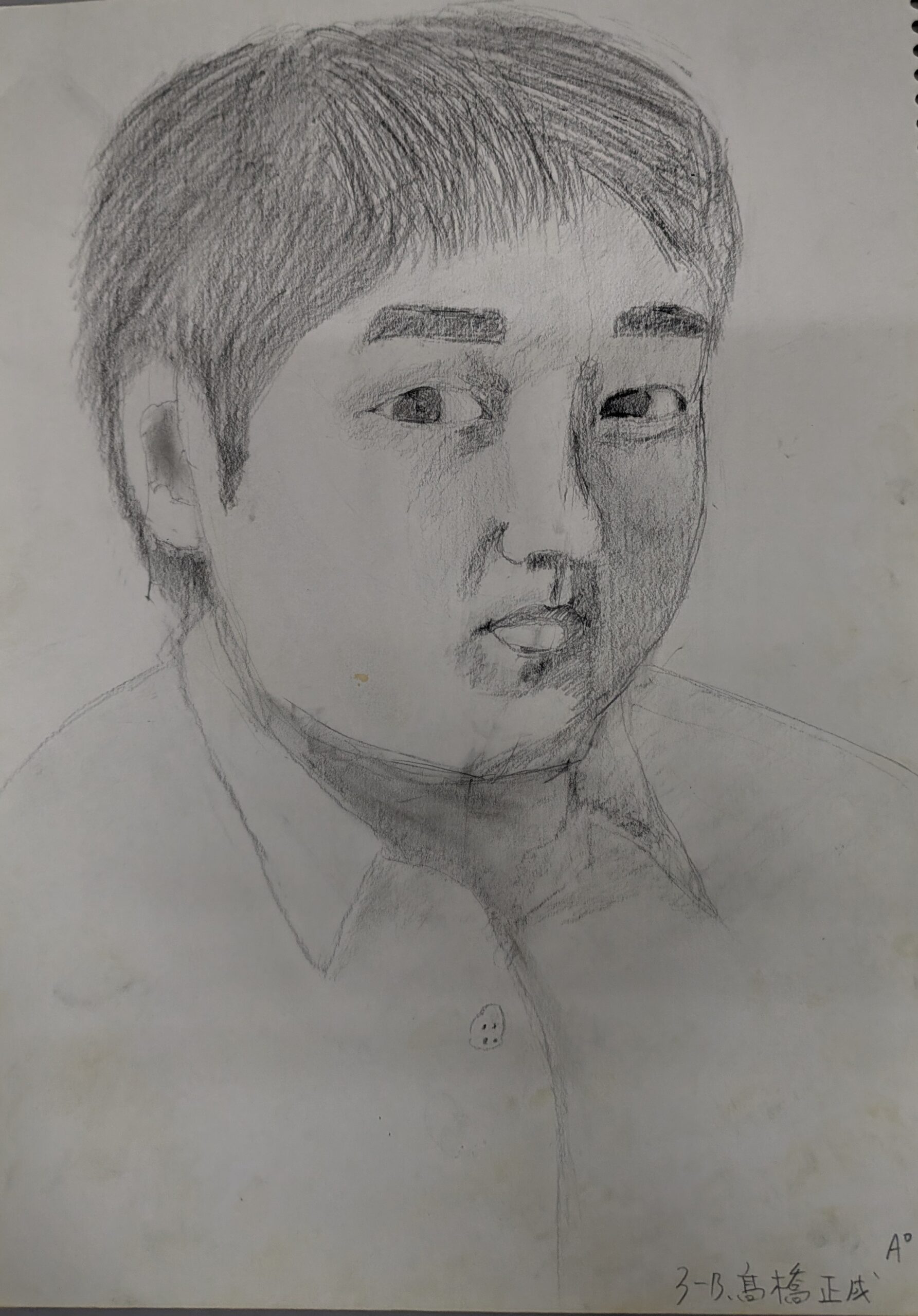 マー君の自画像発見