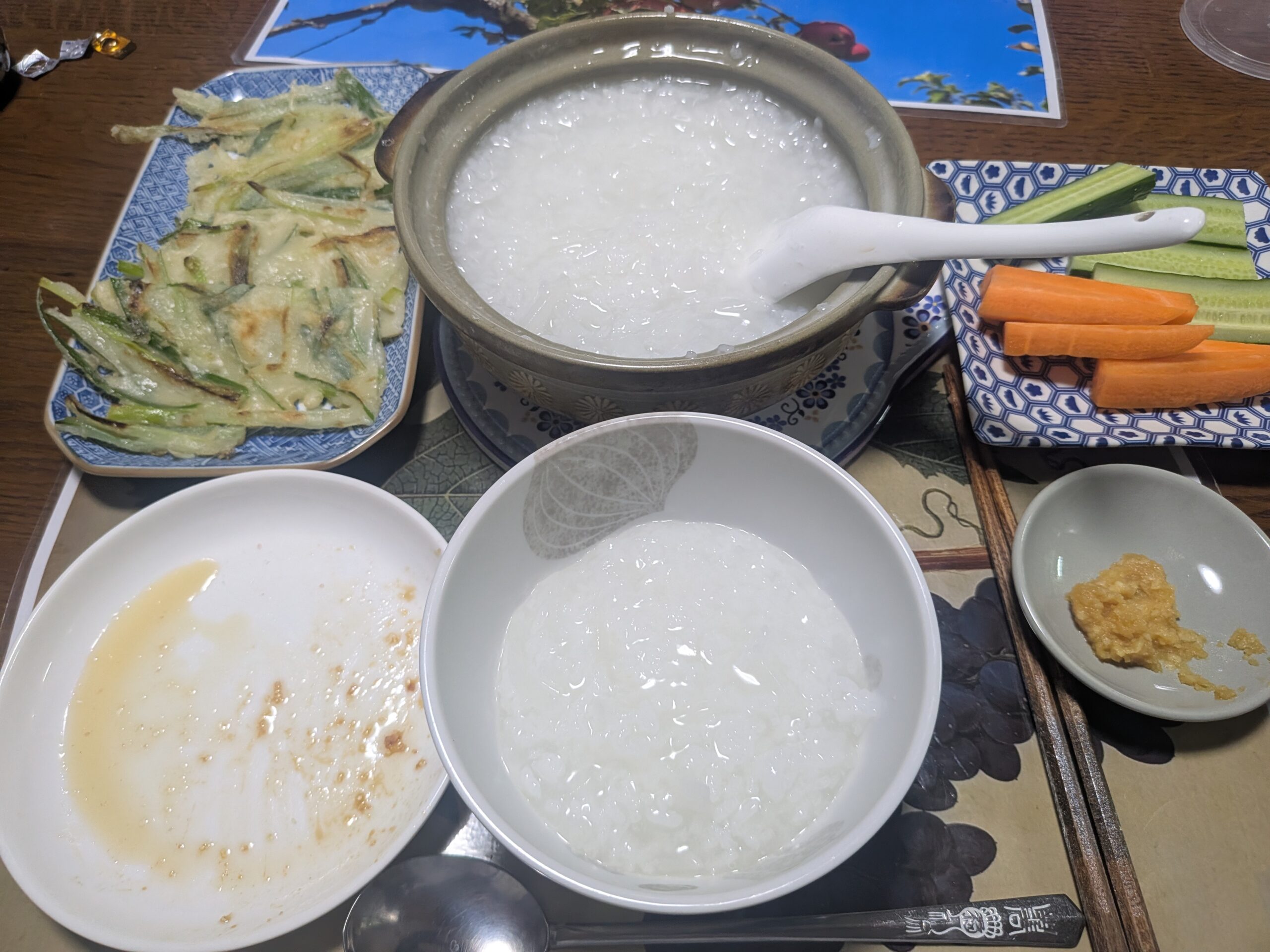 コックまーちゃん　「おかゆ」