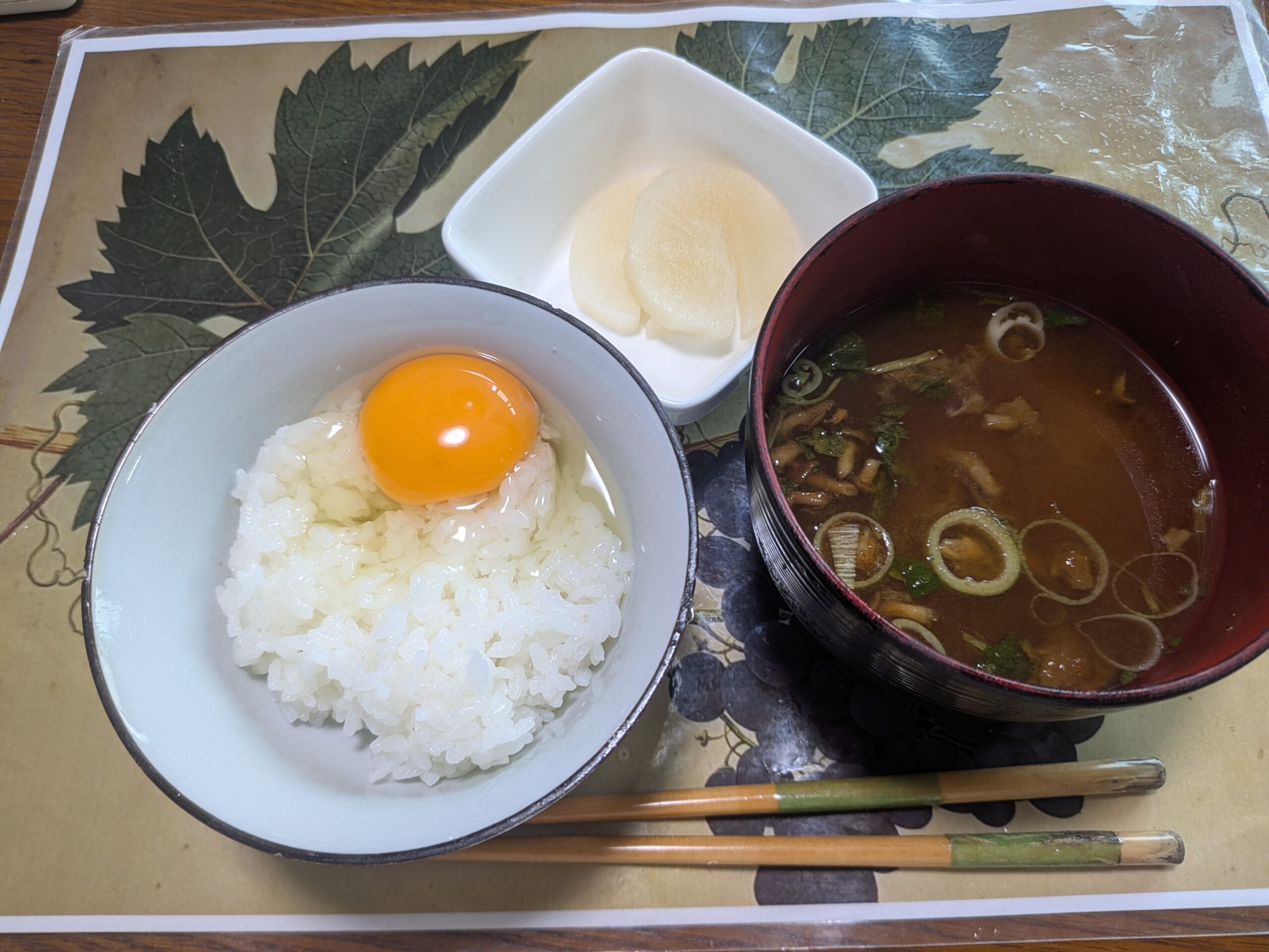 コックまーちゃん　　「玉子かけご飯」