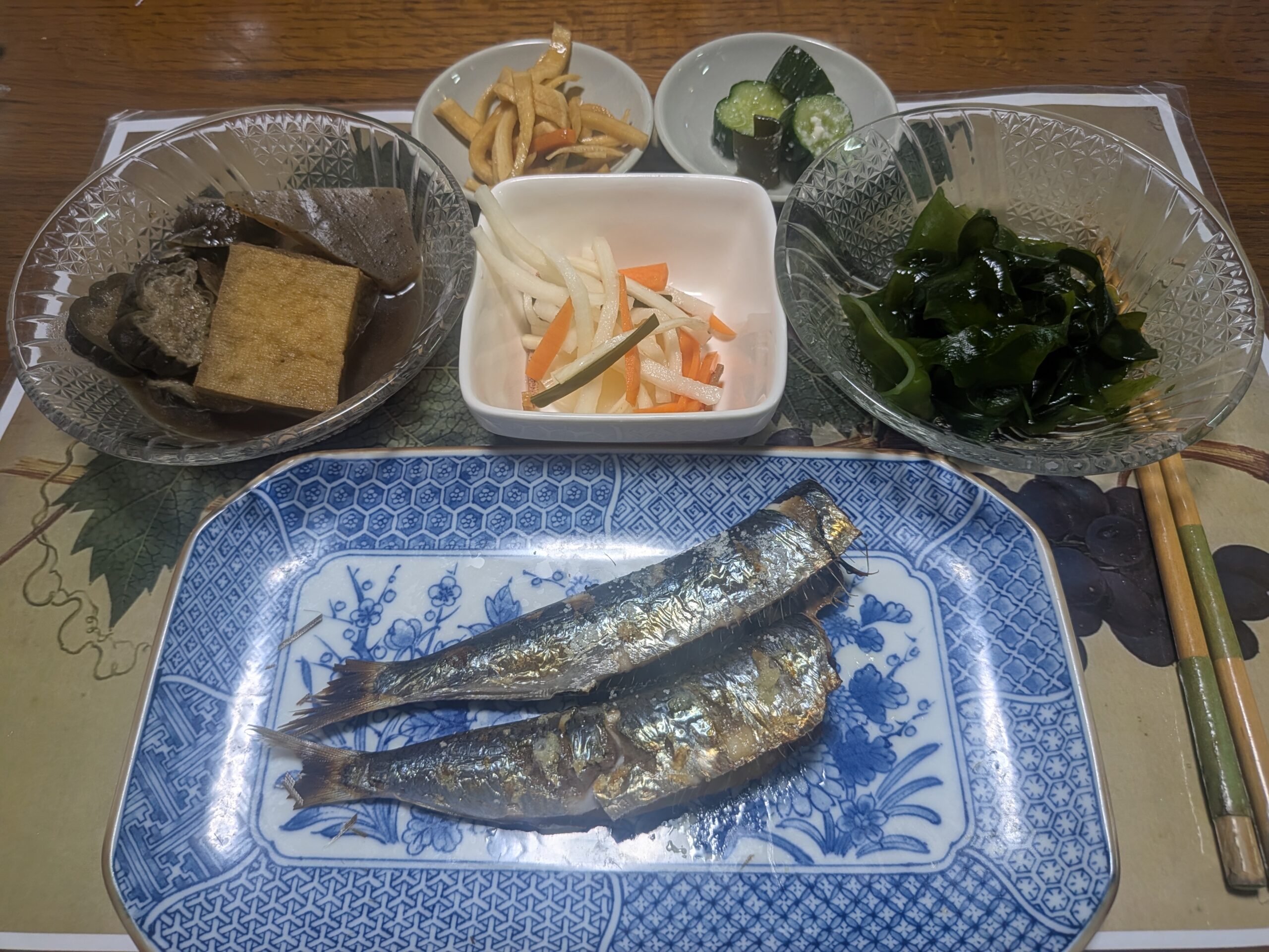 コックまーちゃん　　「イワシ塩焼き」